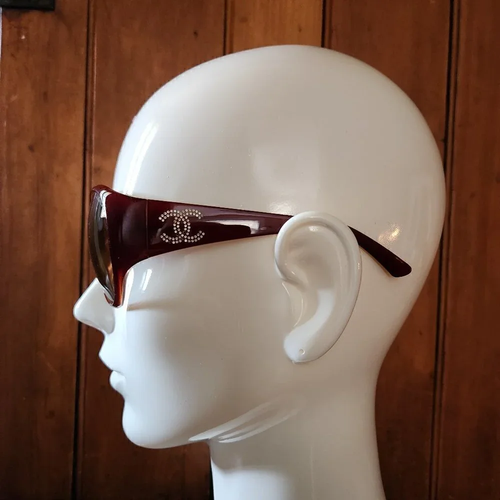 Chanel Monogram CC Sunglasses 6013-B, Authentic